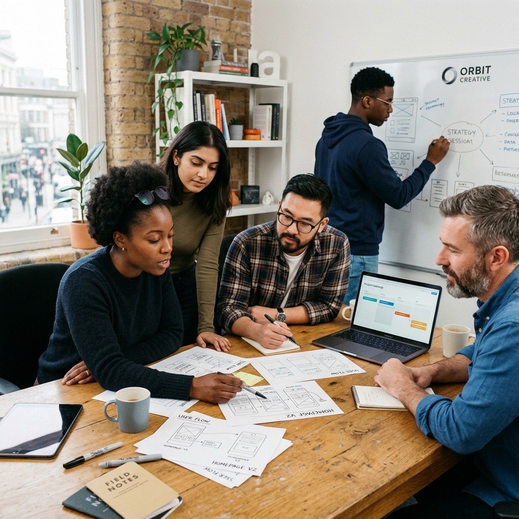 Digital marketing strategy session